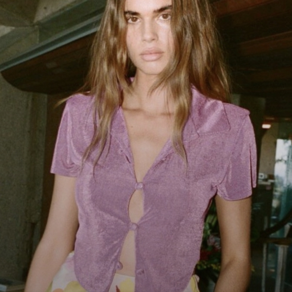 With Jean Teale top Violetta medium bnwt